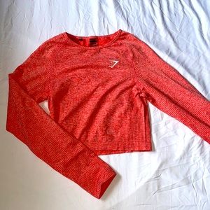 gymshark vital seamless large crop top